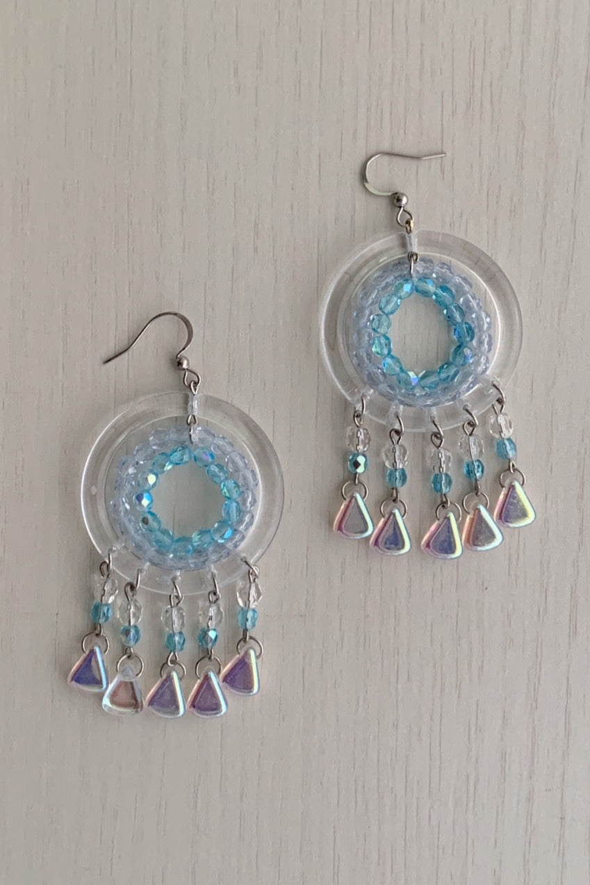 オーロラドロップブルーピアス・イヤリング – FreeakyAccessory(フリー